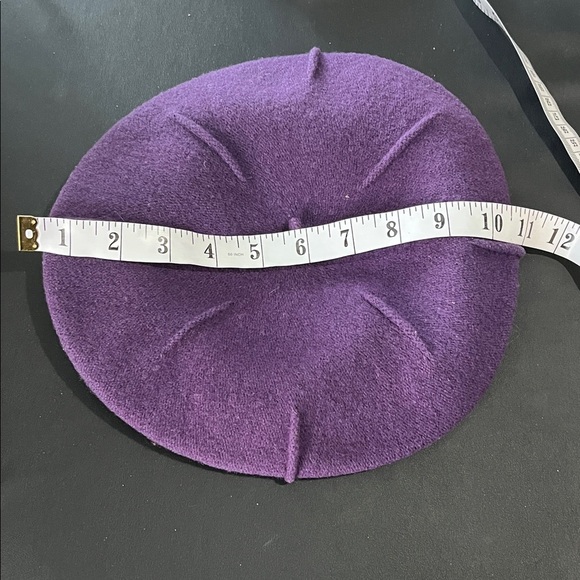 Vintage wool Purple Beret - Picture 5 of 6